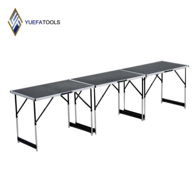 China Daily Life Multi Function Sticking Outdoor Picnic Table Four Sizes Adjustable Lightweight Aluminum Folding Table for sale