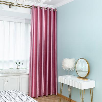 China Fire Retardant Luxury Decorative Damask Flower Embossed Blackout Curtain , One Side Shining Window Curtains for sale