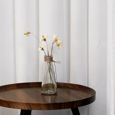 China 2021 New Design Flame Retardant Curtain Solid Sheer Water Resistant , Premium Soft And Smooth Tulle Fabric for sale