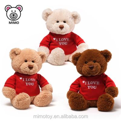 China Wholesale Promotional Soft Plush Toy Plush Teddy Bear Soft Cartoon Kids T-shirts Custom LOGO Plush Teddy Bear Gift OEM Design for sale