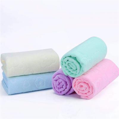 China OEM Microfiber Custom QUICK DRY Cute Bear Towel Beach Pool Bath Low Price Sheer Color Beach Towel for sale