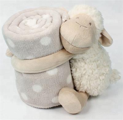 China 2018 Fleece PASSIONATE Kids 100% Animal Cashmere Baby Blanket Fashion New Bron Super Soft Plush Toy Sheep Lamb Baby Wrap Covering for sale