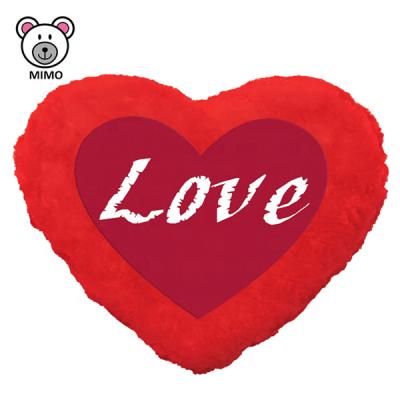 China Wholesale New Valentine Red Heart Shaped Pillow Plush Cushion Soft Toy Custom Love Heart Shaped Pillow Soft Travel Magnetic Memory Foam Lovely for sale