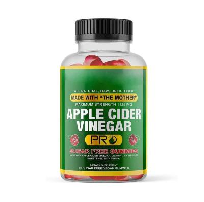 China Reduce Fat and Sugar Free VBC 1000mg Vegan Gummy Natural Apple Cider Vinegar Weight Loss Company Profile Gummies Zero Vitamin Gummies for sale