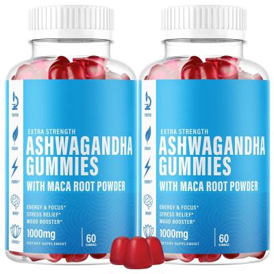 China Relax & Improve Sleep Sugar Free Gummies Ashwagandha Fudge Halal Immune Health Endurance Strength Relieve Stress Vegan 100% Ashwagandha Gummies for sale