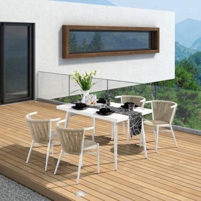 China Leisure Style Hot Selling Product Rattan Furniture Easy Clean Outdoor Chair And Tables for sale