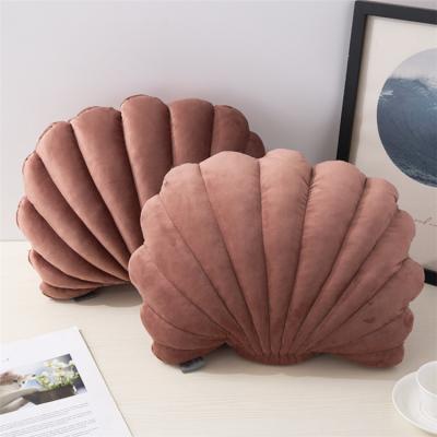 China 2021 Amazon Hot Selling Memory Shell Pillow Mediterranean Style Ocean Decor Cushion for sale