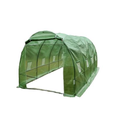 China Easily Assembled Flower House Family Iron Art Scaffolding Kindergarten Anti-Greenhouse Greenhouse Planting Insulation Rainproof Plant Shed for sale