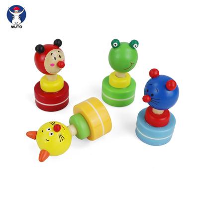 China Children play 2021 new design wooden stamp set customized eco-friendly kids woodon stamp toy for sale