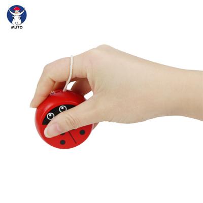 China Custom natural wood toy hand-eye coordination/fun designer yo-yo professional wooden yo-yo for student for sale