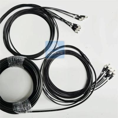 China 8 Core Armoured Fiber Patch Cord CPRI Patch Jumper 6.5mm Black LSZH BBU RRU for sale