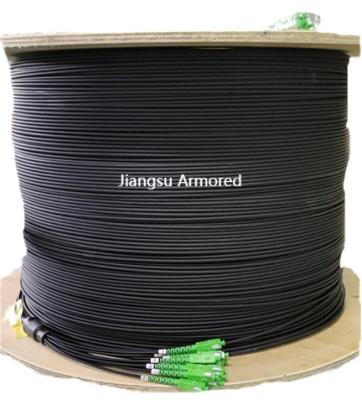 China 12 Cores Armored Patch cord  LSZH Double  Jacket FTTH Rodent Resistant Patch Jumper for sale