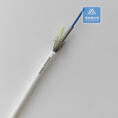 Cina Cable a fibra blindata a spirale SM Simplex Cable a fibra blindata a spirale di 3,0 mm Cable a fibra blindata a micro FTTH resistente ai roditori in vendita