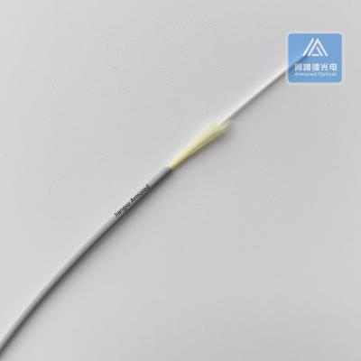 China 3.0mm Multi Mode Fiber Optic Cable For Home Internet Connection Grey for sale