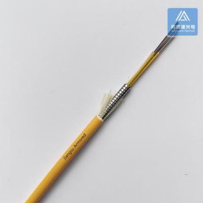 China 36 Cores SM Armored Fiber Optic Cable Single Mode 5.5mm for sale