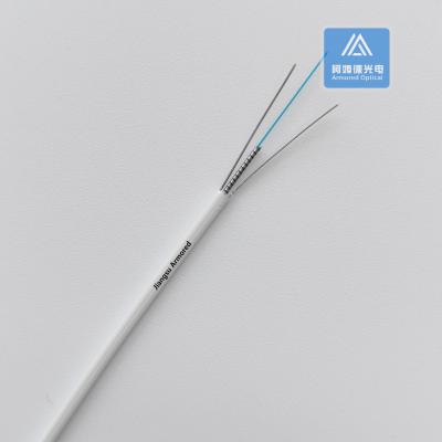 China Simplex SM 2.0x1.7mm Armored Fiber Cable Stainless Steel for sale