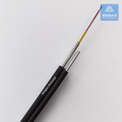 China G657A 10.0x6.0mm 12 Core Armored Fiber Optic Cable for sale