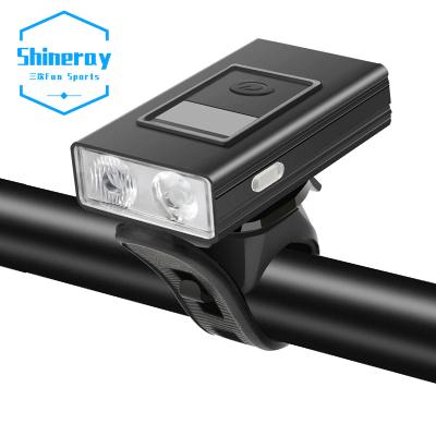 China T6 Bicycle Headlight Mountain Bike Usb Headlight Battery Display Durable Charging Night Riding Light for sale