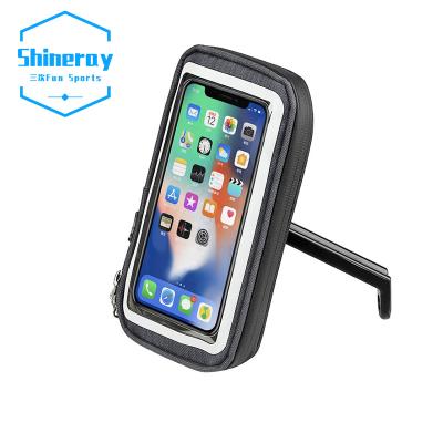 China Waterproof Durable Cell Phone Holders Bag Waterproof Motorcycle Bicycle Cell Phone Mount with Sensitive Touch Screen for sale