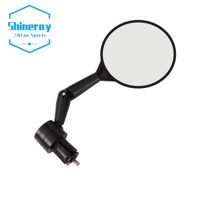 China Durable Wide Angle Flat Mirror Block Bicycle Rearview Rearview Mountain Bike Safety Reflective Flat Mirror for sale