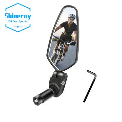 China Durable Resin Rearview Mirror Nylon Type Handlebar Bicycle Mirror High Definition for sale