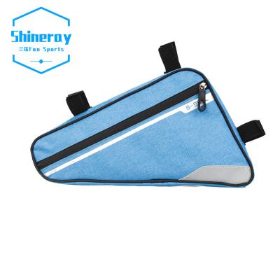 China Durable Large Capacity Mountain Road Hot Selling Bike Climbing Waterproof Bicycle Tube Bag Triangle Top Bike Bag for sale