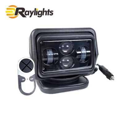 China Dragon Edition LED Remote Car Searchlight 60W Marine Ceiling Spotlight Yacht Rotating R2016 Searchlight R2016 for sale