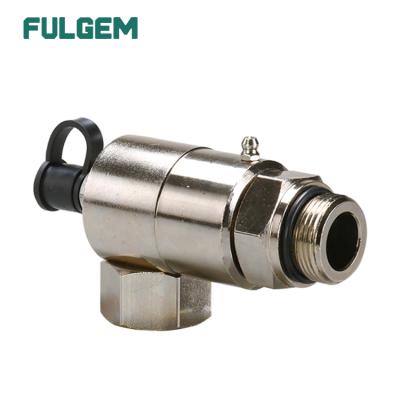 China Quick Detach Elbows Hydraulic Swivel Ball Valve 90 Degree Swivel Elbow for sale