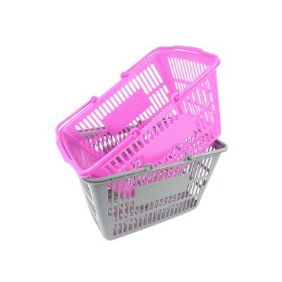 China Wholesale Durable Manufacturer Hand 10L Small Plastic Shopping Basket For Supermarket And Stores for sale