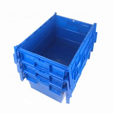 China Durable Manufacturer Hot Sale Cheap Logistics Transportation Turnover Box Plastic Case With Lid for sale