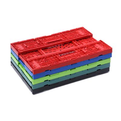 China Wholesale Eco - Friendly Durable Manufacturer Fruit And Vegetable Folding Crate PP Plastic Box for sale