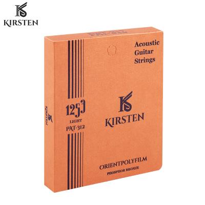 China Wholesale Kirsten Coated Acoustic Guitar String P311/312 Nano Light String Acoustic Guitar Strings for sale