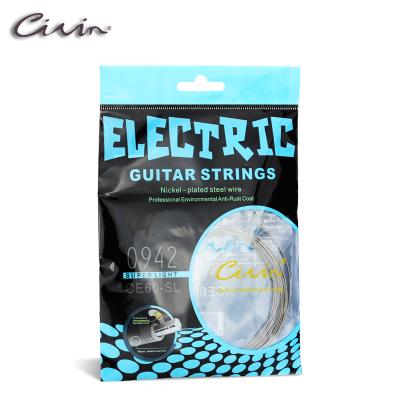 China GUITAR guitar strings 2021 hot sale CE60-SL-0942 CIVIN electric guitar strings ready to ship guitar string kit for sale