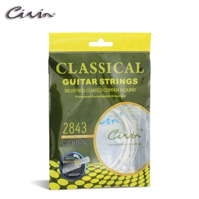 China GUITAR Guitar Strings 2021 Hot Sale Imported Crystal Nylon Classical Guitar Strings Factory Price 2843 Cheap for sale