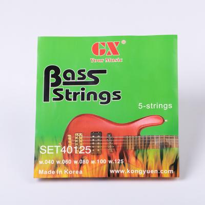 China Electric GUITAR 5 Strings Bass Guitar Strings GXB-004 Nickel Alloy Wound Strings for sale