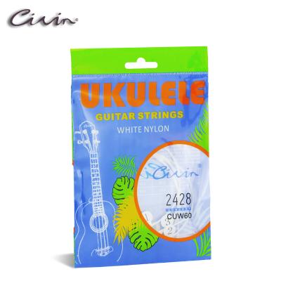 China 2022 high end GUITAR factory price ukulele guitar strings white nylon guitar strings for sale