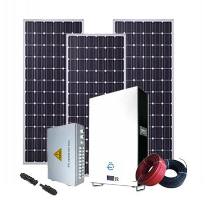 China Home On Off Grid Hybrid System 10KW 5KW 15KW 20KW 30KW 50KW 100KW Hybrid Solar Power System for sale