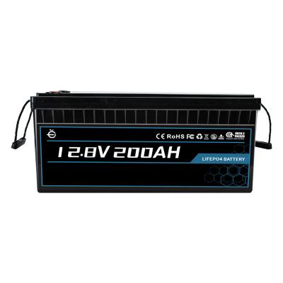 China Home Appliances 12V 200Ah Lifepo4 Battery High Power 12V 3000Cycles 12V Lifepo4 Battery Pack With MBS for sale