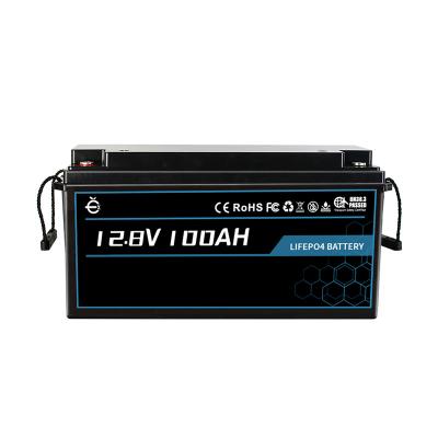 China Solar system rv marine boat Buckup best performance 12v 100ah lifepo4 lithium battery with 3000 cycles for sale