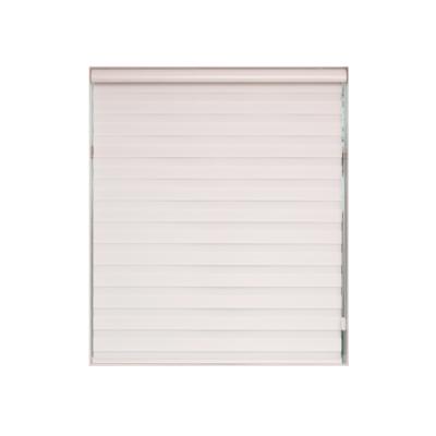 China Minimalist office mall hotel project wholesale price cassete groove zebra blinds white shimmer for sale