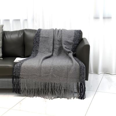 China Wholesale Custom High Quality 100% Acrylic Classic Design Soft Use On Sofa Throw Cover for sale