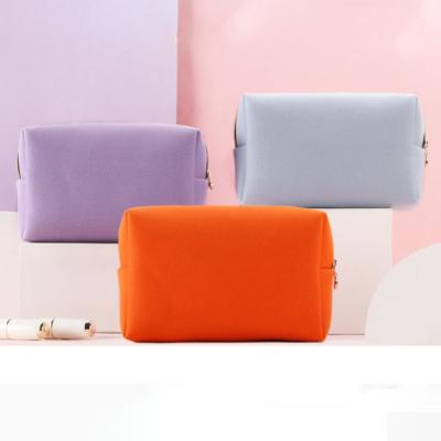 China Wholesale Luxury Cotton Durable Organic Canvas Makeup Bag Makeup Bag Canvas Pouch Cosmetic Pouch For Girls for sale