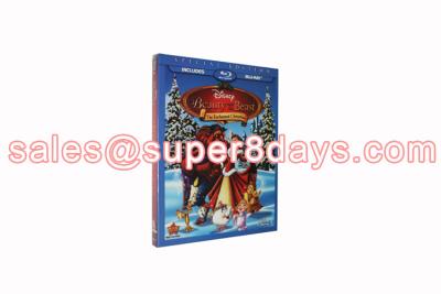 China Wholesale Beauty And The Beast 2 Blu-ray DVD The Enchanted Christmas Movie Cartoon Blu-ray DVD Wholesale for sale