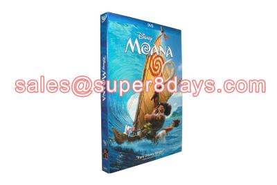 China Moana DVD Movie Cartoon DVD Hot Selling Cheap DVD For Kids Family Wholesale DVD for sale