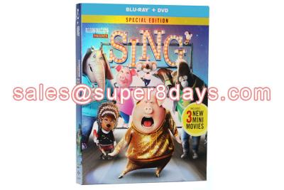 China Sing Movies Cartoon Blu-Ray DVD US UK Version DVD Wholesale Supplier Cheap Movie DVD Hot Sale DVD Movie Best Quality for sale