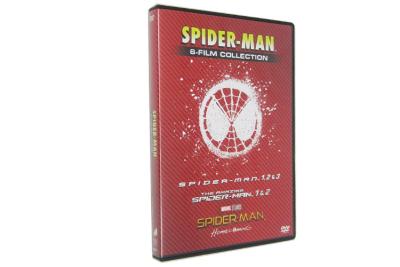 China Spider-Man 6 Film Collection DVD Movie Adventure Science Fiction Action Series Film DVD Wholesale For Family for sale