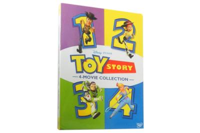 China Toy Story 1-4 4 Movie Collection Boxset DVD Popular Movie Comedy Adventure Series Animation DVD for sale