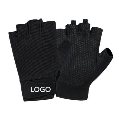 China Comfortable Breathable Sport Road Mountain Bike Half Finger Anti Slip Gel Protection Cycling Gloves With OEM Service for sale