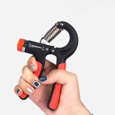 China Portable Adjustable Hand Grip Wholesales High Quality Gym Fitness Hand Grip Strengthener Test Program Hand Arm OEM Customized for sale