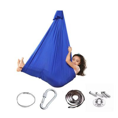 China Durable Indoor Outdoor Adult Kids Swing Super Soft Fabric Sensory Swing Hammock For Kids for sale